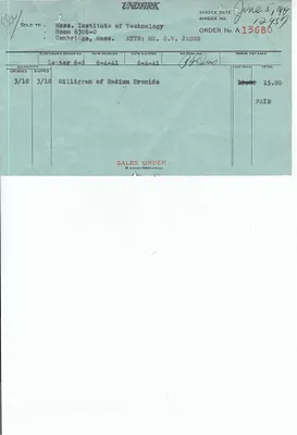Receipt to C.W. Jacob, June 5, 1941