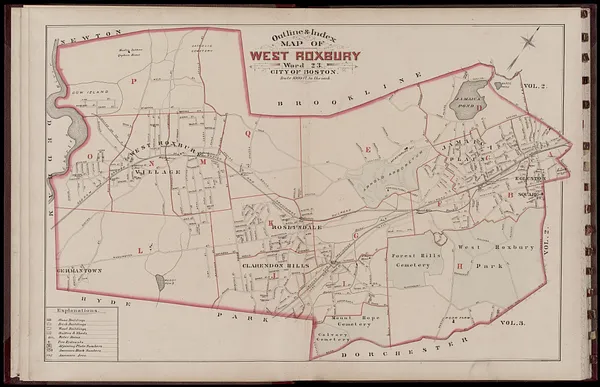 Atlas of the city of Boston : West Roxbury : volume five : from actual surveys and official records