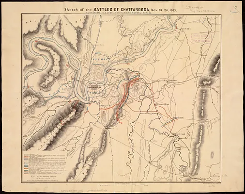 Sketch of the battles of Chattanooga, Nov. 23-26, 1863