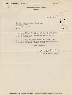 Letters Received, June 20, 1928