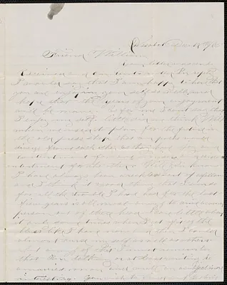 Letter from Tim Callahan, Assabet [Mass.], to William Jubb, West Chelmsford, Mass., December 17, 1865