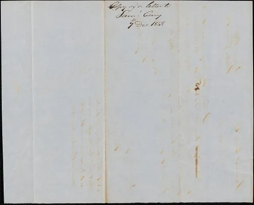 George Coffin to Samuel Cony, 7 December 1848
