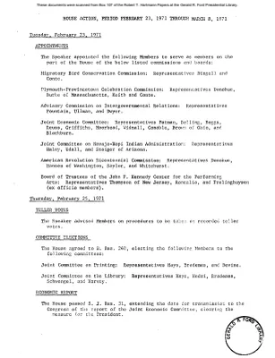 White House - Congressional Leadership Meeting, 3/9/71