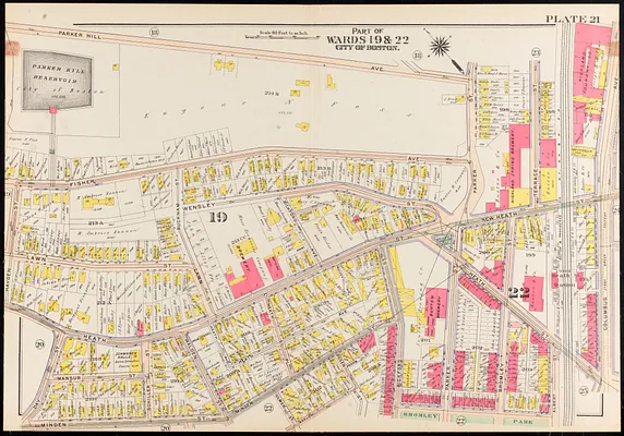 Atlas of the city of Boston, Roxbury