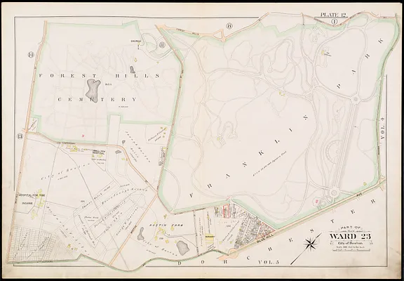 Atlas of the city of Boston, West Roxbury