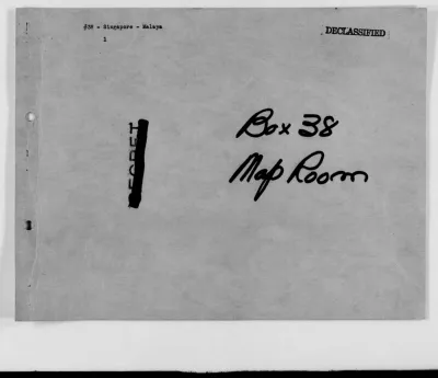 #38 - Singapore - Malaya - 1 - December 8, 1941-January 3, 1942
