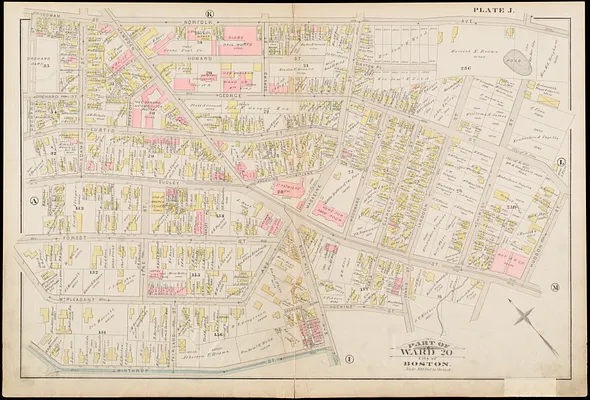 Atlas of the city of Boston : Roxbury