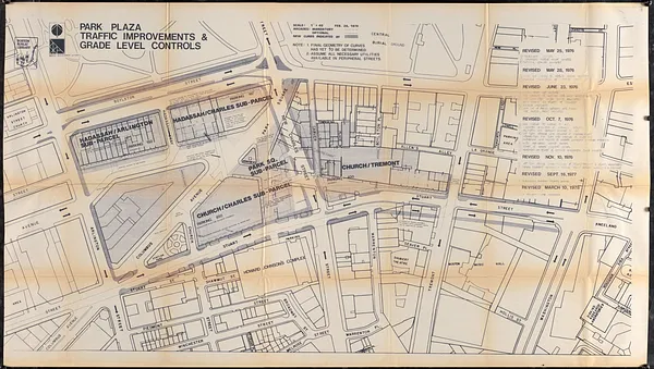 Park Plaza traffic improvements & grade level controls
