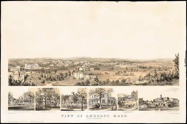 View of Amherst, Mass