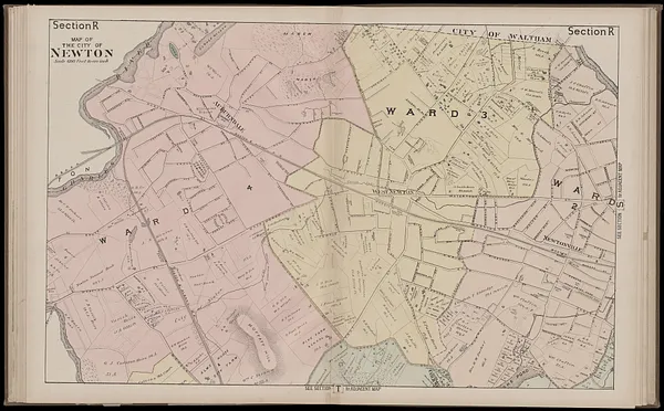 Atlas of the city of Newton, Massachusetts