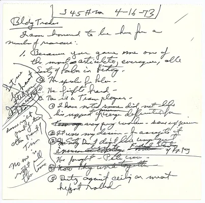 Monday, April 16, 1973, Meeting with Building Trades Comm.