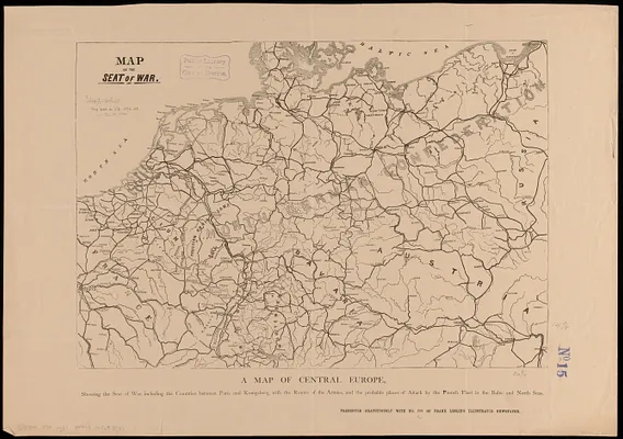 Map of the seat of war