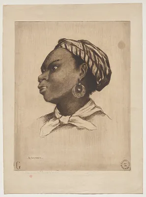 An African Woman, after Eva Gonzalès