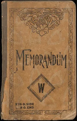 Bartolomeo Vanzetti's Fishmonger account book