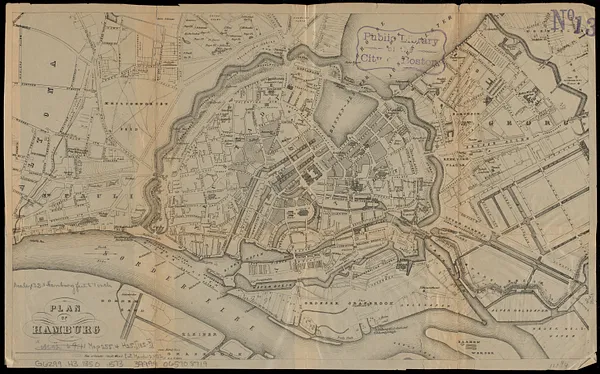 Plan of Hamburg
