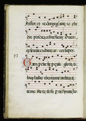 Leaf from Antiphonary