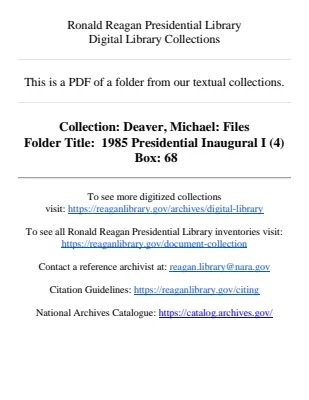 1985 Presidential Inaugural I (4)