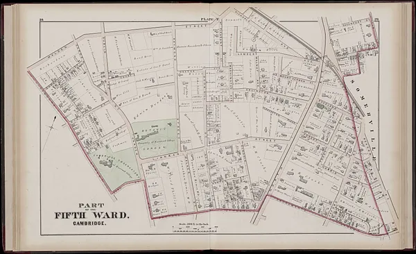Atlas of the city of Cambridge, Middlesex Co., Massachusetts