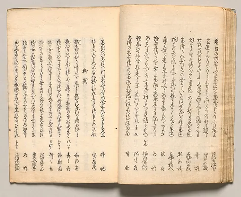 Spread Sixteen from Volume Two of People of Japan in Light Verse (Kyōka)