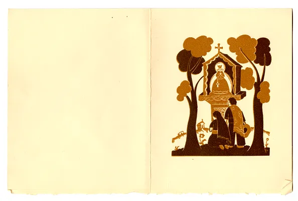 Christmas Card from Fred and Christine Wallace to Jessie McDearmon