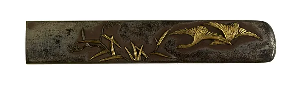 Kozuka with Geese and Reeds