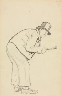 Study for "A Woman Hater"