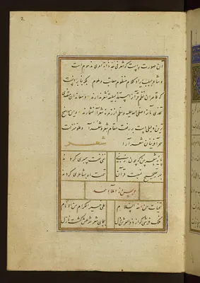 Leaf from Selection of Poems