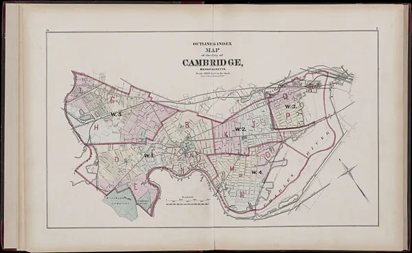 Atlas of the city of Cambridge, Middlesex Co., Massachusetts