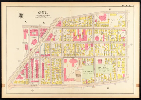 Atlas of the city of Boston, Roxbury