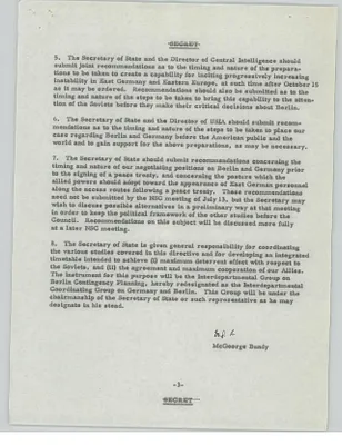 National Security Action Memorandum (NSAM) #58