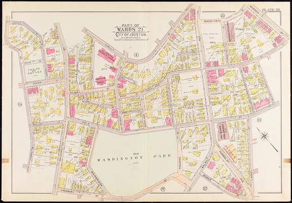Atlas of the city of Boston, Roxbury