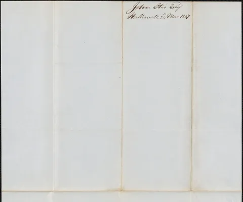 John Otis to George Coffin, 24 March 1847