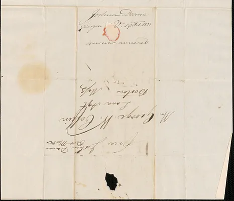Joshua Doane to George Coffin, 19 February 1833