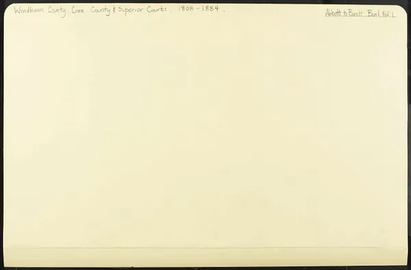 Abbott - Fitzpatrick, 1808-1884