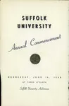 1948 Suffolk University commencement program (all schools)