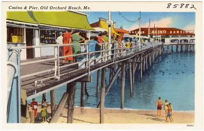 Casino & Pier, Old Orchard Beach, Me.