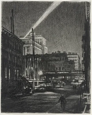 New York Night (recto)