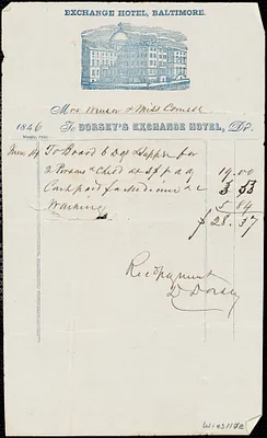 Miscellaneous household receipts