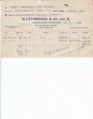Receipt, July 25, 1919