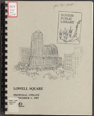 A proposal for Lowell square