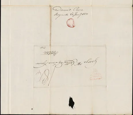 Daniel Rose to George Coffin, 21 January 1833