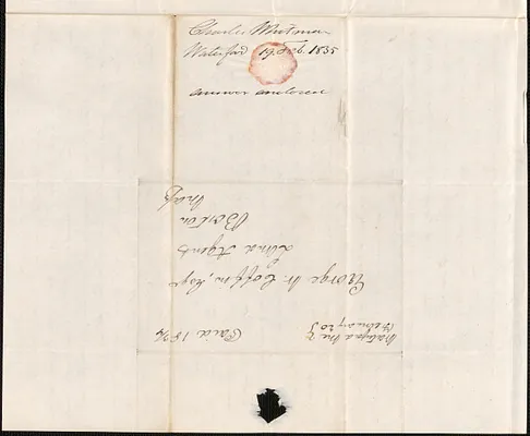 Charles Whitman to George Coffin, 19 February 1835