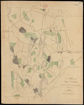 Plan of Leicester, surveyor's name not given, dated 1831