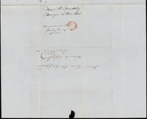 Daniel W. Bradley to George Coffin, 30 November 1848