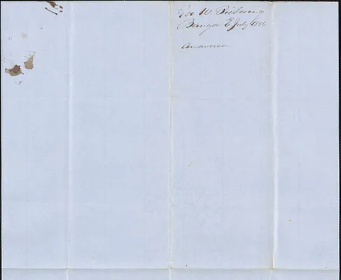 George W. Pickering to George Coffin, 6 July 1850