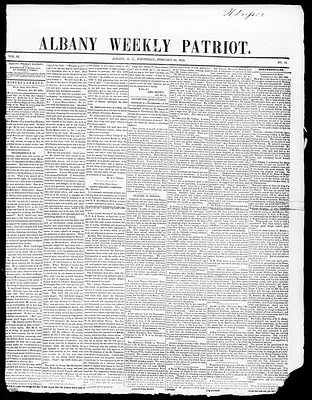 Albany Weekly Patriot