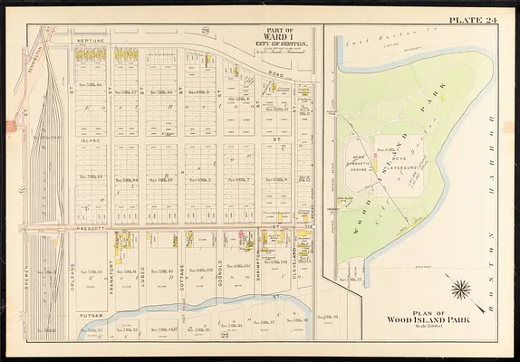 Atlas of the city of Boston, Charlestown and East Boston