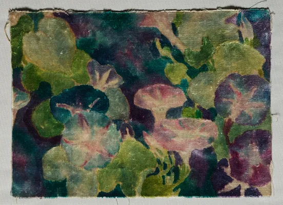 Stenciled Velvet