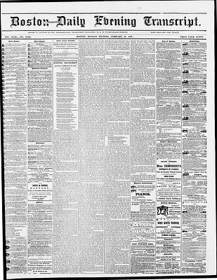 Boston Daily Evening Transcript