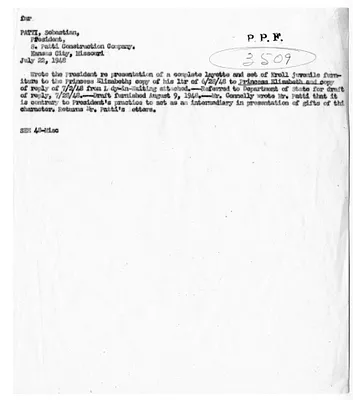 Cross Reference Memorandum